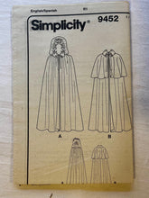 Simplicity 9452 UNCUT Adult Costumes Sizes S-L
