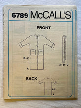 McCall's 6789 UNCUT Coat Sizes S-L