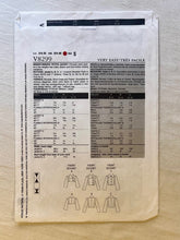 Very Easy Very Vogue V8299 PARTIALLY CUT Jacket Sizes S-L