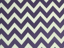 100% Print Cotton 45" Purple Chevron