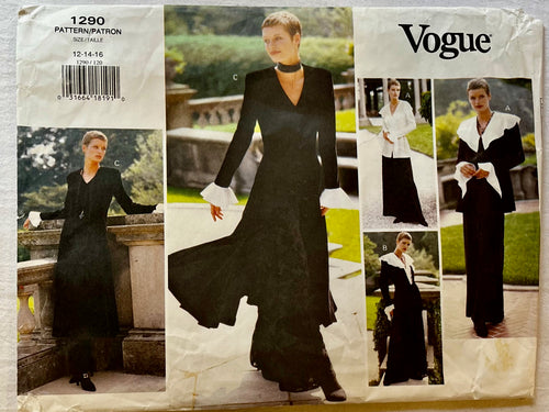 Vogue 1290 UNCUT Suit Sizes 12-16