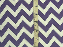 100% Print Cotton 45" Purple Chevron