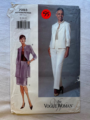 The Vogue Woman 7093 UNCUT Suit Sizes 8-12