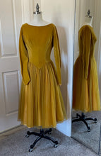 Gold Long Sleeve Dress