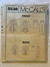 McCall's 5538 CUT Jacket Size 10