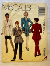 McCall's 5538 CUT Jacket Size 10
