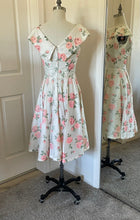 White Rose Floral Dress