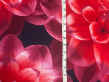 Polyester/Lycra 60" Red Flowers