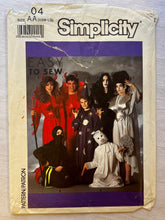Simplicity Easy to Sew 9304/0610 PARTIALLY CUT Costumes Sizes XS-L