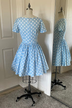 Sky Blue Polka Dot Dress