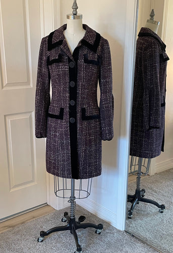 Nanette Lepore Tweed Coat