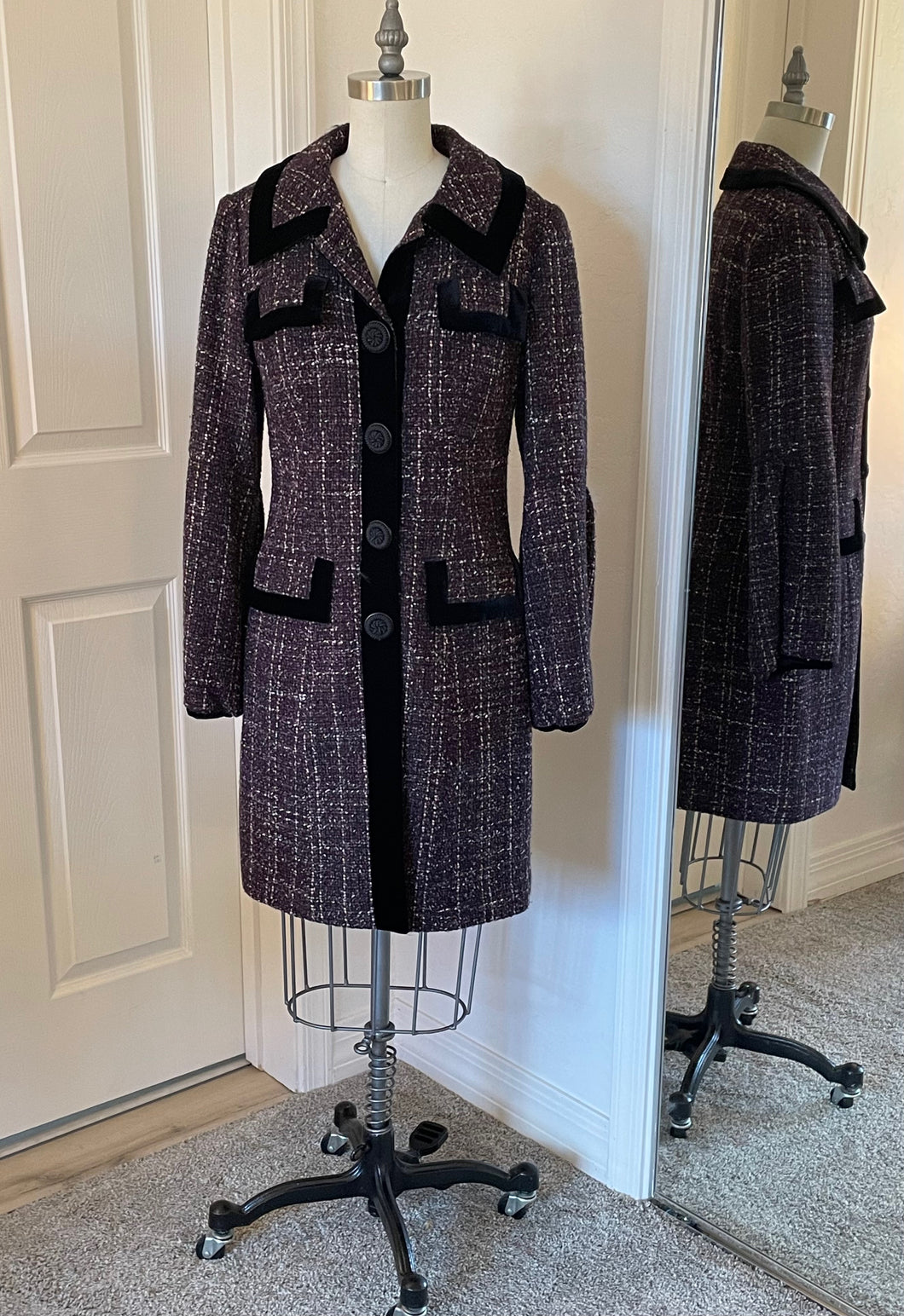 Nanette Lepore Tweed Coat