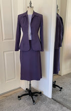 Purple Skirt, Blouse, & Blazer