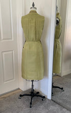 Green Sleeveless Collared Dress