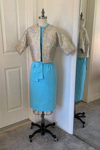 Blue Dress w/ Jacket