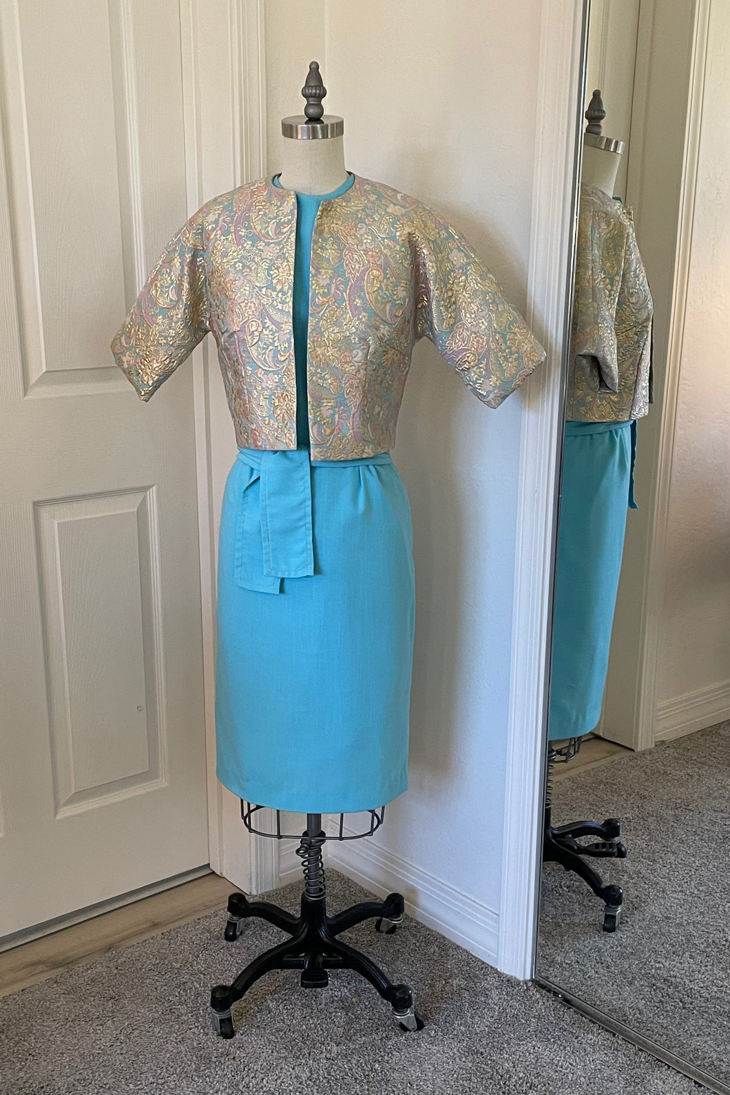 Blue Dress w/ Jacket