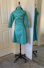 Teal Collared Dress