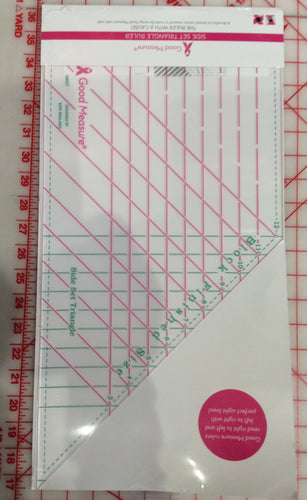 Good Measure Side Set Triangle Ruler