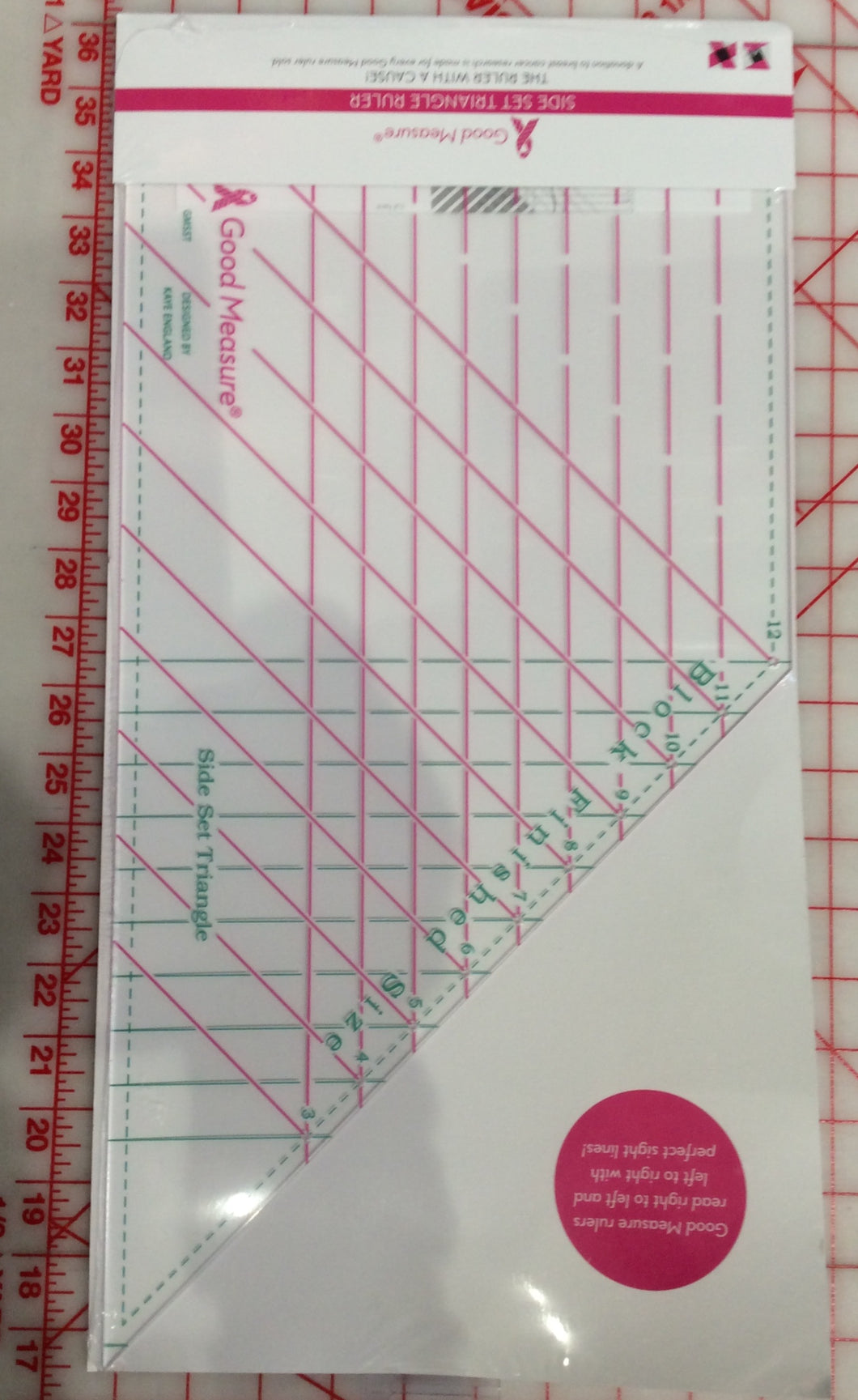 Good Measure Side Set Triangle Ruler