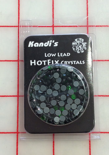 Hot Fix Crystals 4mm Emerald