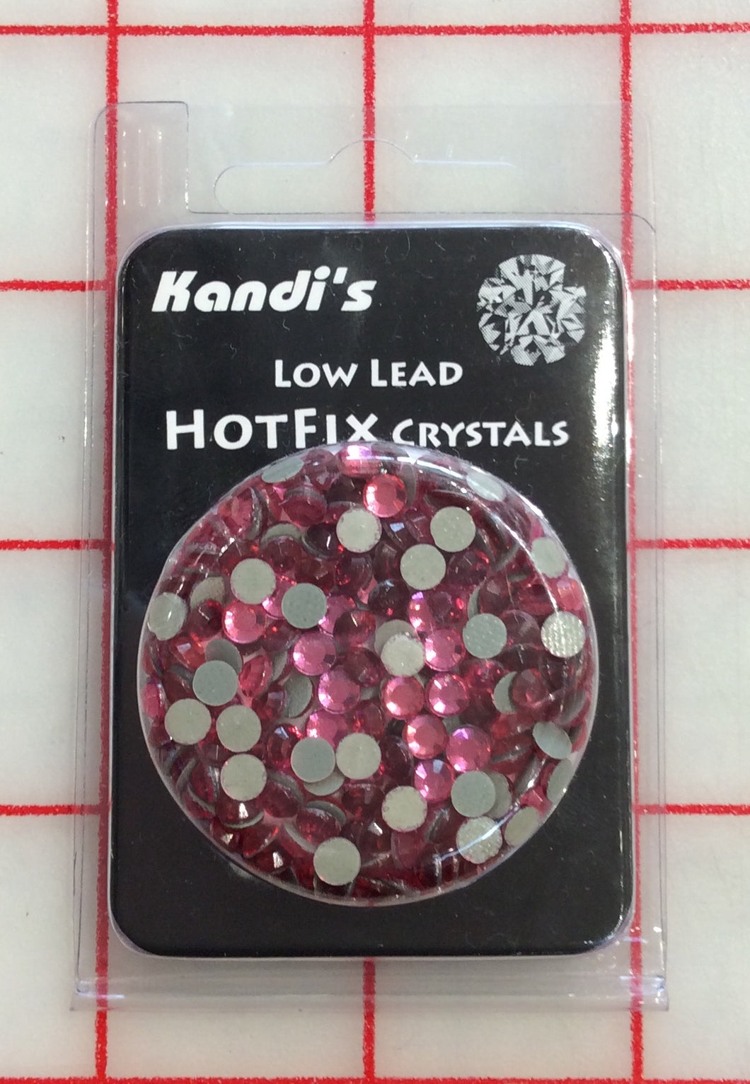 Hot Fix Crystals 4mm Rose