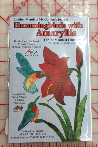 Hummingbirds with Amaryllis