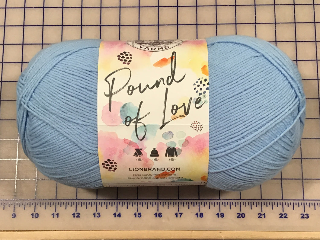 Pound Of Love Pastel Blue Yarn