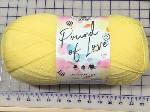 Lion Brand Pound of Love Baby Yarn - Honey Bee