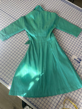 Teal Collared Dress