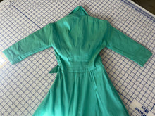 Teal Collared Dress