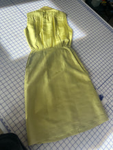 Green Sleeveless Collared Dress