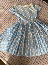 Sky Blue Polka Dot Dress
