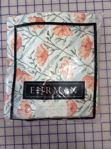 Ehrman Floral Needlepoint Kit Salmon/Green