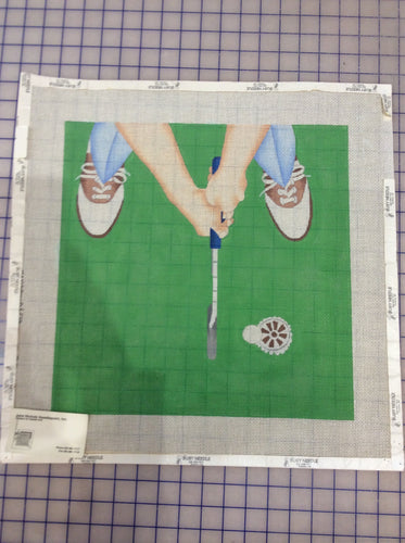 Golf Par 1 needlepoint
