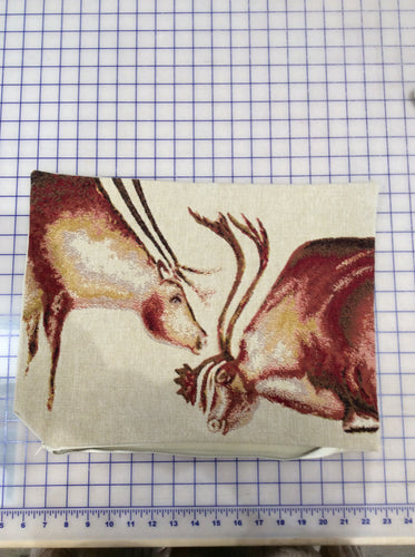 Bucking Elk Finished needlepoint