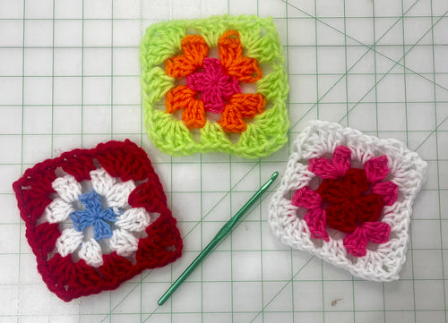Intro to Crochet Granny Squares