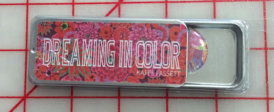 Kaffe Fassett Magnetic Needle Tin Dreaming In Color