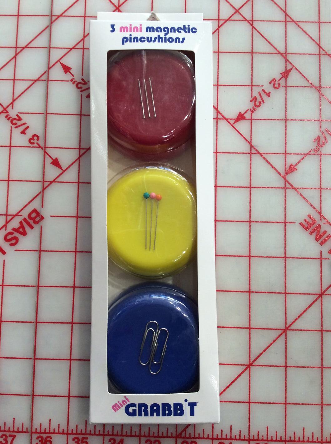 Mini Grabbit 3 Magnetic Pincushions