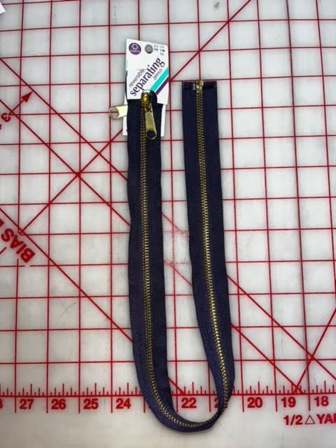 Separating Reversible Zipper 22