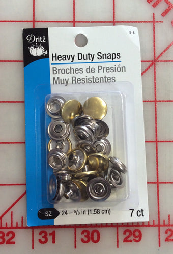 Size 24 Heavy Duty Snaps In Gold