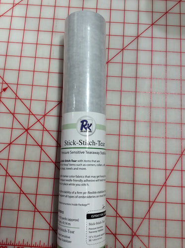 Stick Stitch And Tear Black