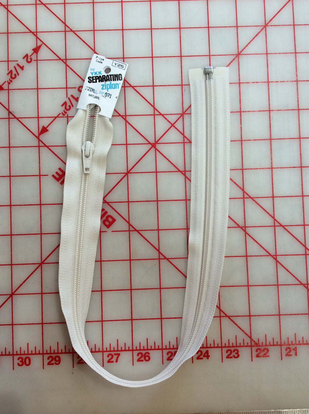 Separating Zipper 22