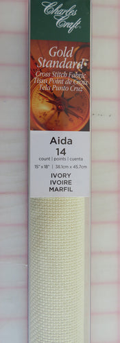 Aida Cloth Cross Stitch 14 Ivory