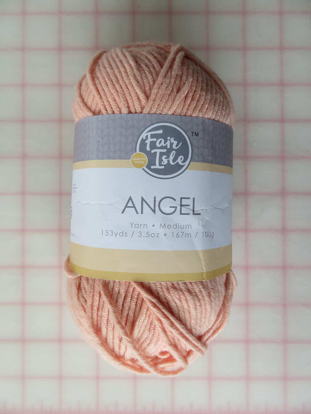 Angel Medium Yarn in Peach