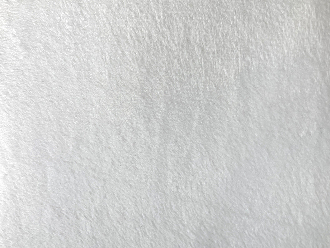 Benartex Fabrics Minkee Blankee White