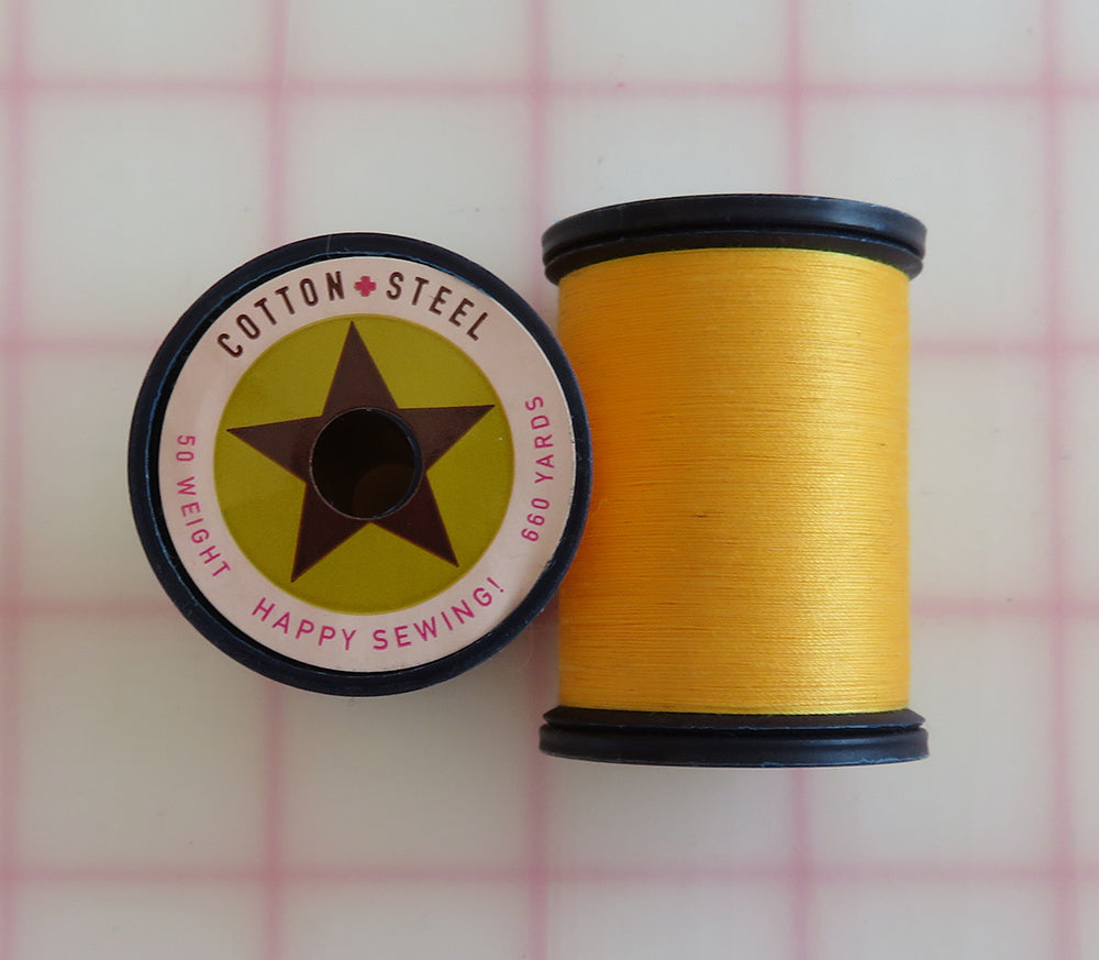 Butterfly Gold Cotton And Steel Thread
