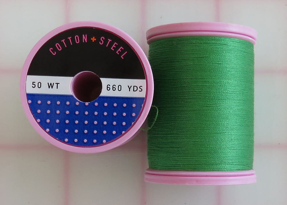 Christmas Green Cotton And Steel Thread