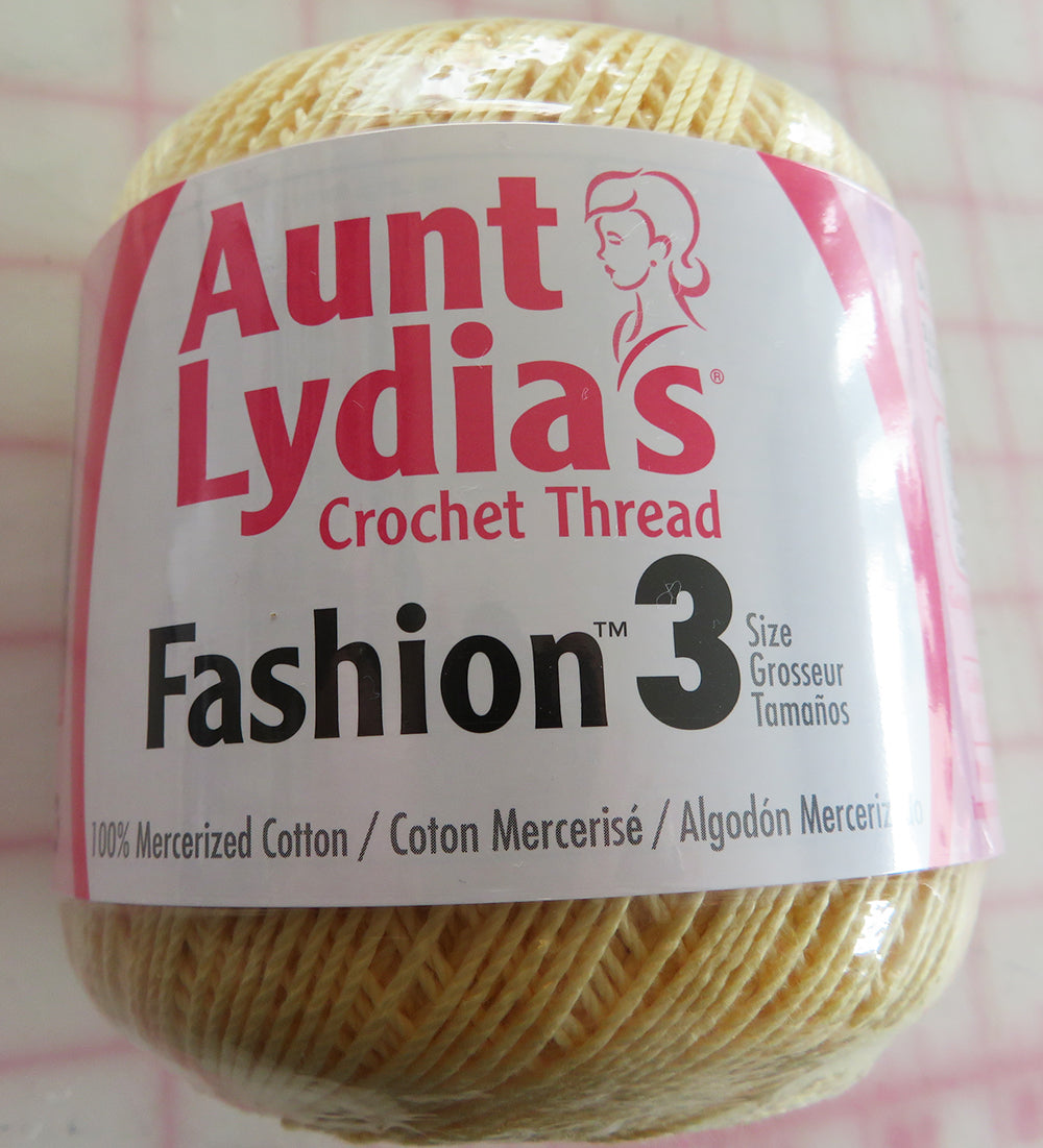 Crochet Thread Size 3 Maize