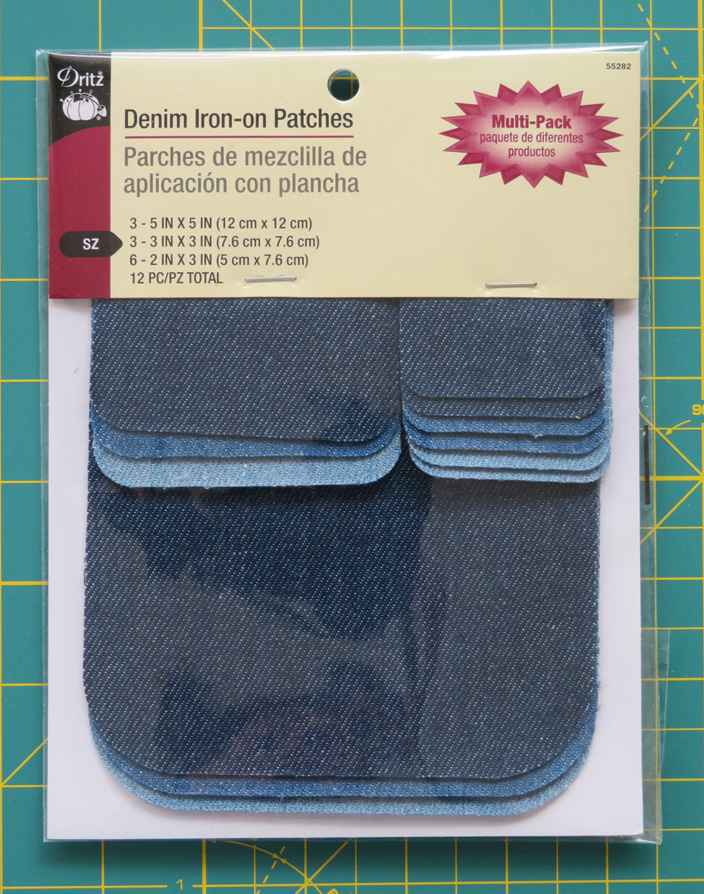 Our 12 Pack Denim Iron-on Patches
