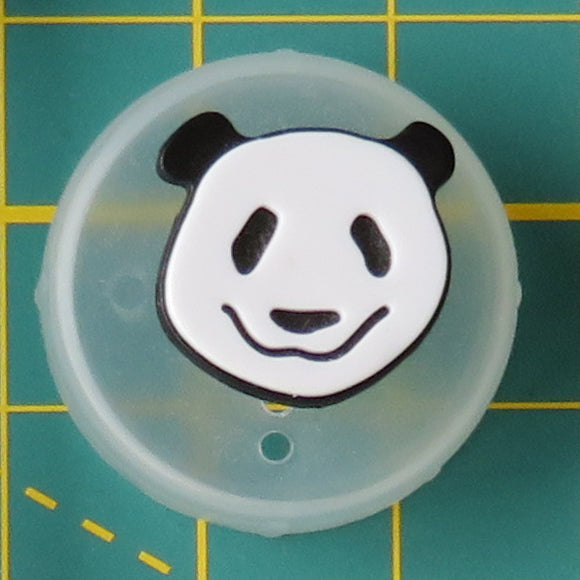 Panda Bear Button Black And White Dill  Buttons
